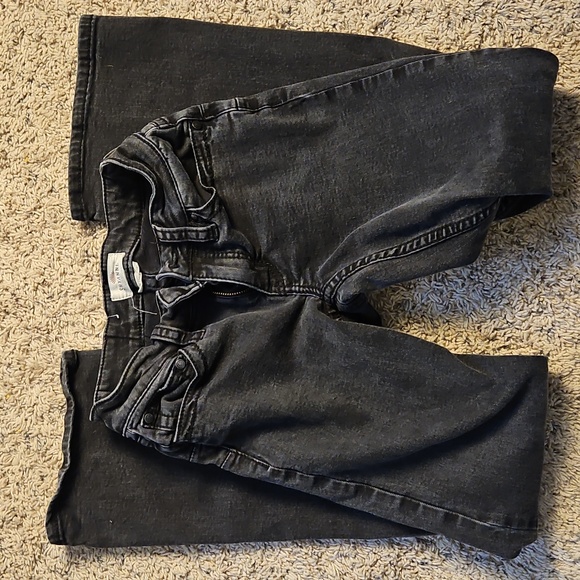 Shyanne Life Women's Riding Bootcut Jeans Size 27 SHORT Black Distressed Denim - Picture 4 of 7